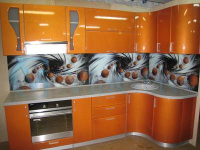 фартук из стекла