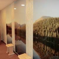 Панно с рисунком для бани
